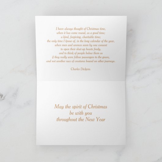 Die Jäger im Schnee Pieter Bruegel Weihnachten (Innenseite)