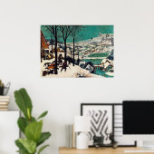 Die Jäger im Schnee von Pieter Brueghel Poster (Heimbüro)