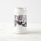 "Die Jäger im Schnee" Weihnachtsgeschenk der Fine  Bierglas (Mittel)