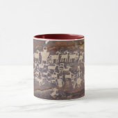 Die Jägerfelsen-Kunstplatte Tasse (Zentrum)