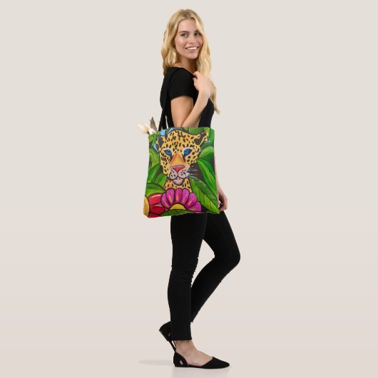 Die Jaguar-Einkaufstasche Tasche (Am Model)