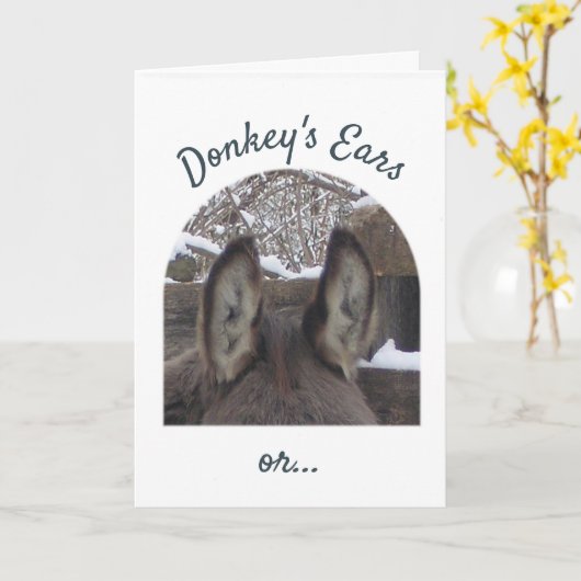 Die Jahre des Donkey Karte (Gelbe Blume)