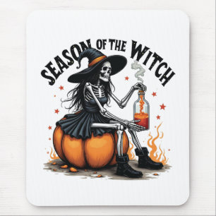 Die Jahreszeit der Hexe lecker Hallowee Wtich Mousepad