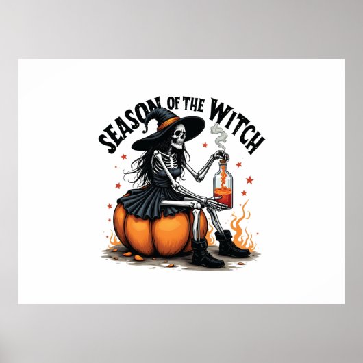 Die Jahreszeit der Hexe lecker Hallowee Wtich Poster (Vorne)
