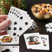 Die Jahreszeit der Hexe lecker Hallowee Wtich Spielkarten (In Situ)