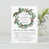 Die Jahreszeit | Einladung zur Weihnachtsfeier (Stehend Vorderseite)