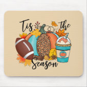 Die Jahreszeit | Fall | Rugby Mousepad (Vorne)