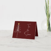 Die Jahreszeit Feiertagskarte (Vorderseite)