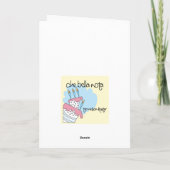 Die Jahreszeit Feiertagskarte (Rückseite)