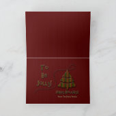 Die Jahreszeit Feiertagskarte (Innenseite)