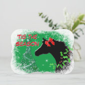 Die Jahreszeit Feiertagskarte (Stehend Vorderseite)