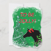 Die Jahreszeit Feiertagskarte (Rückseite)