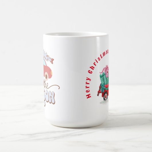 Die Jahreszeit frohe Weihnachts-Drink-Tasse Kaffeetasse (Mittel)
