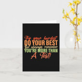 Die Jahreszeit für Lehrer Sie sind mehr als ein Te Karte (Gelbe Blume)