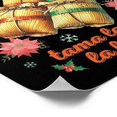 Die Jahreszeit für Tamales Famliy Mexican Christma Poster (Ecke)