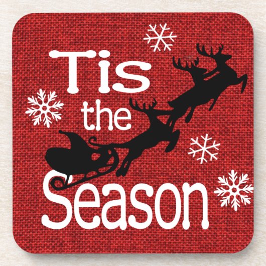 Die Jahreszeit Getränkeuntersetzer (Vorderseite)