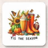 Die Jahreszeit Getränkeuntersetzer (Vorderseite)