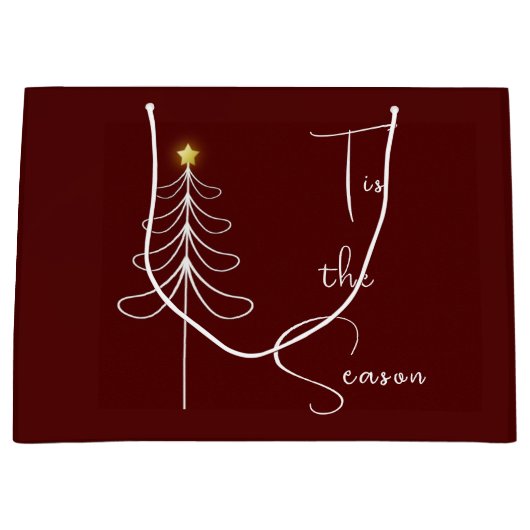 Die Jahreszeit Große Geschenktüte (Vorderseite)