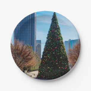 Die Jahreszeit in Dallas Pappteller