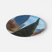 Die Jahreszeit in Dallas Pappteller (Schrägansicht)