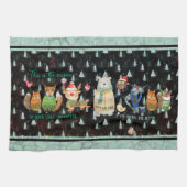 Die Jahreszeit, in der hässliche Pullover gekocht Geschirrtuch (Horizontal)