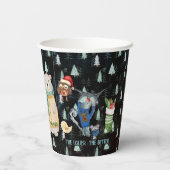 Die Jahreszeit, in der hässliche Pullover gekocht  Pappbecher (Rückseite)