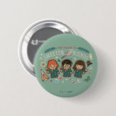 Die Jahreszeit ist süßer mit Freunden Button (Vorne & Hinten)