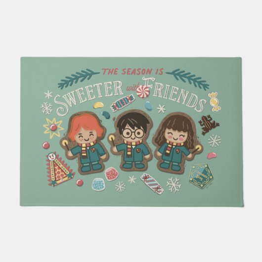Die Jahreszeit ist süßer mit Freunden Fußmatte (Vorderseite)