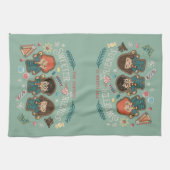 Die Jahreszeit ist süßer mit Freunden Geschirrtuch (Horizontal)