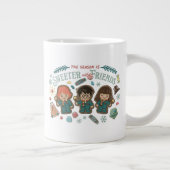 Die Jahreszeit ist süßer mit Freunden Jumbo-Tasse (Rechts)