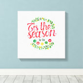 Die Jahreszeit Leinwanddruck (Insitu (Holzboden))