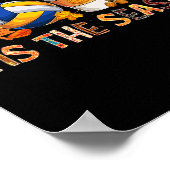 Die Jahreszeit Leopard Pumpkin Volleybyll Hallowee Poster (Ecke)