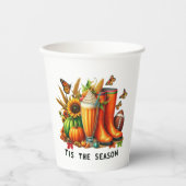 Die Jahreszeit Pappbecher (Vorderseite)