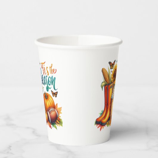 Die Jahreszeit Pappbecher (Links)