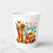 Die Jahreszeit Pappbecher (Vorderseite)