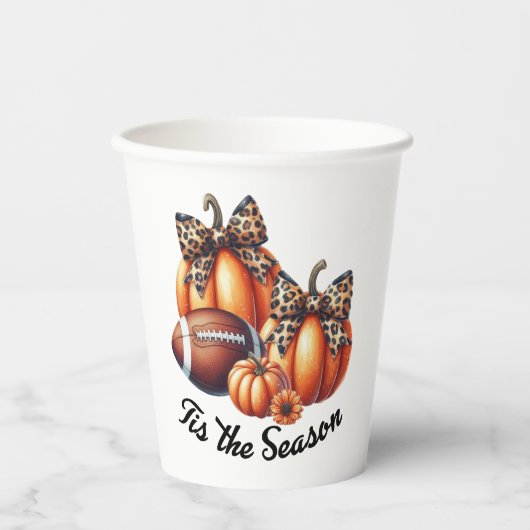 Die Jahreszeit Pappbecher (Vorderseite)