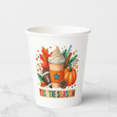 Die Jahreszeit Pappbecher (Vorderseite)