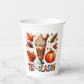 Die Jahreszeit Pappbecher (Rückseite)