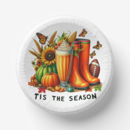 Die Jahreszeit Pappteller