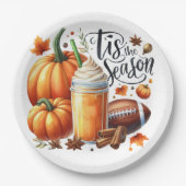 Die Jahreszeit Pappteller (Vorderseite)