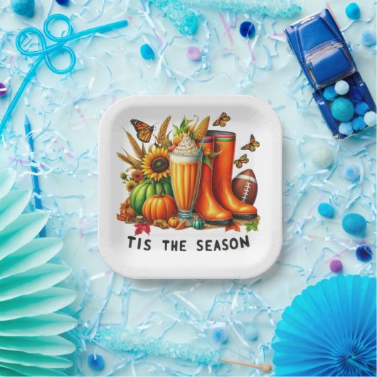 Die Jahreszeit Pappteller (Party)