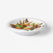 Die Jahreszeit Pappteller (Gewinkelt)