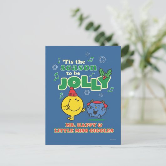 Die Jahreszeit Postkarte (Stehend Vorderseite)