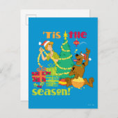 Die Jahreszeit Postkarte (Vorne/Hinten)