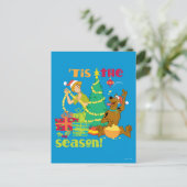 Die Jahreszeit Postkarte (Stehend Vorderseite)