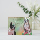 Die Jahreszeit Postkarte (Stehend Vorderseite)