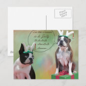Die Jahreszeit Postkarte (Vorne/Hinten)