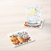 Die Jahreszeit Rechteckiger Pappuntersetzer (Vor Ort)