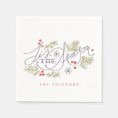 Die Jahreszeit Serviette (Vorderseite)