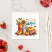 Die Jahreszeit Serviette (Beispiel)